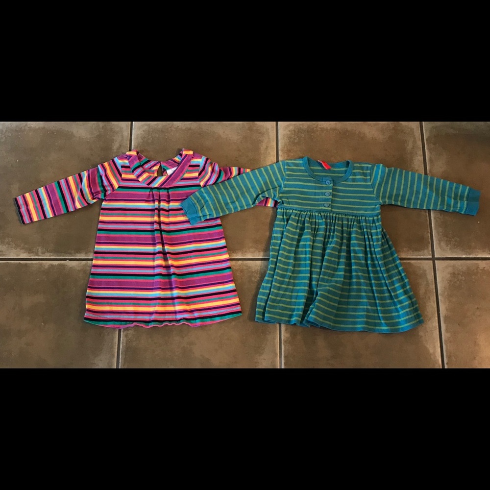 Set of 2 Girls Hanna Andersson Sz 100/4 Dresses